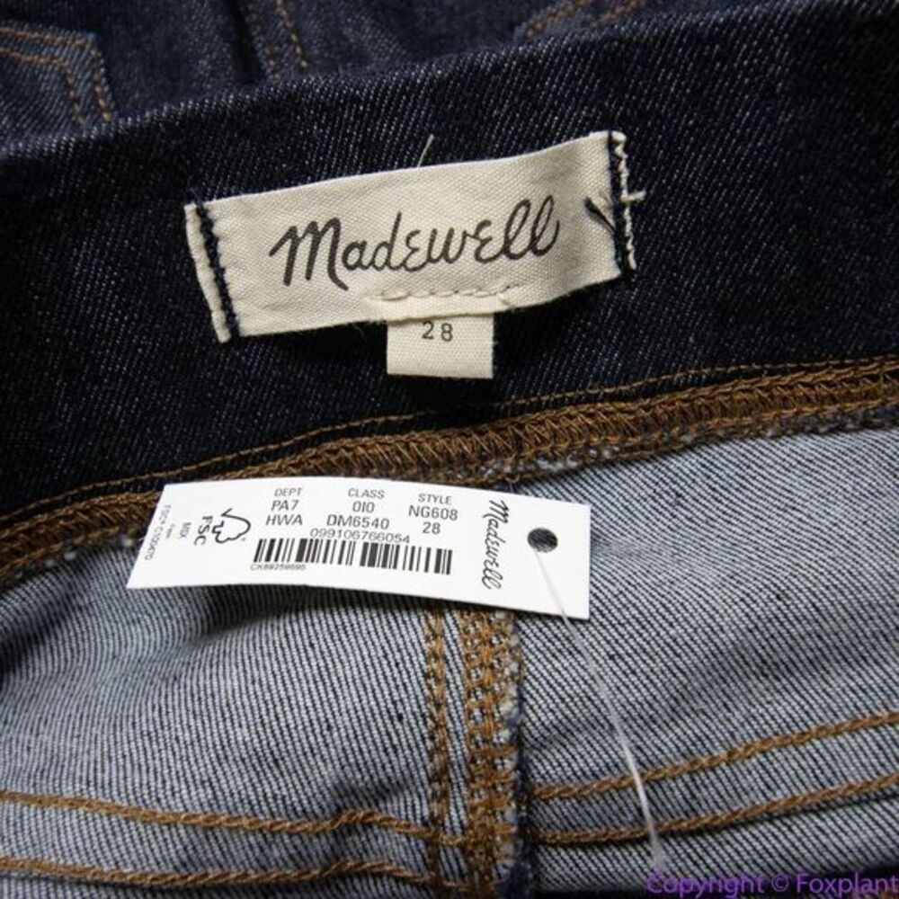 NEW Madewell Pull-On Skinny‎ Flare Jeans in Havenley Wash, 28 - Picture 11 of 14